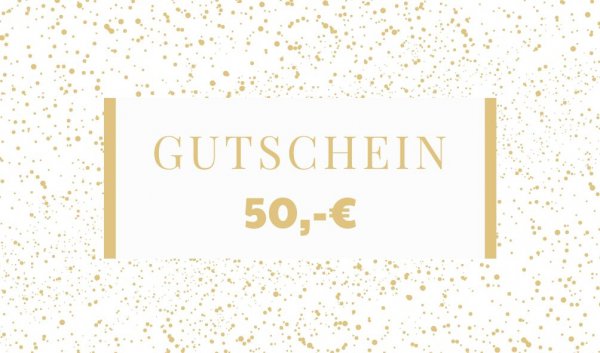 50,- € Gutschein - Schöne Dinge für Eure Lieblinge - online Versand